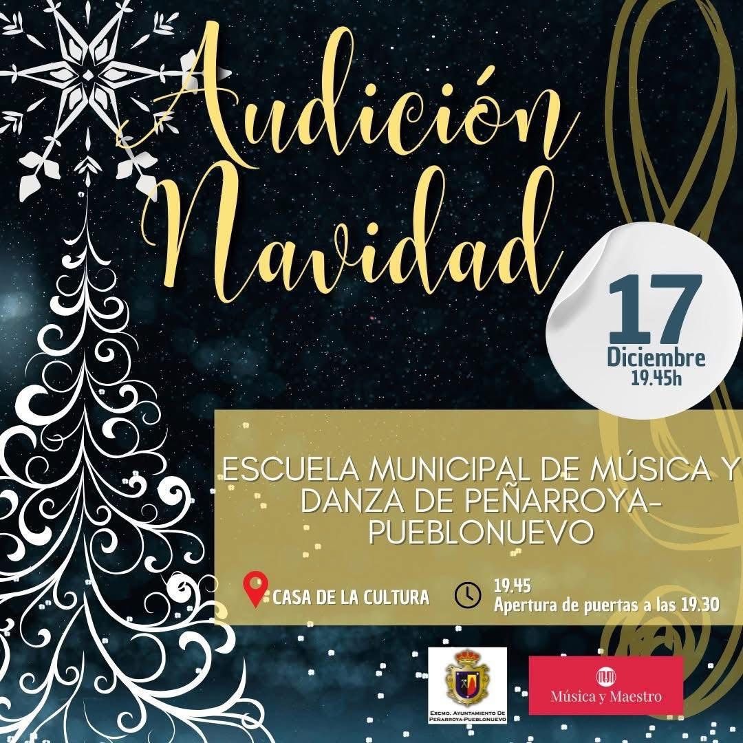 Audición De Navidad De La Escuela Municipal De Música Y Danza